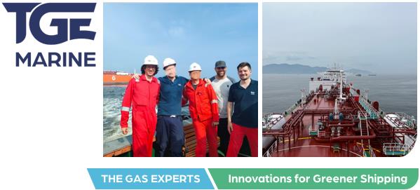 TGE Marine completes milestone VLGC gas trial