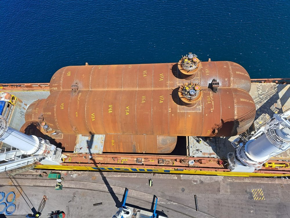 Bilobetanks for the 12,000 LNG Bunker Barge Progress