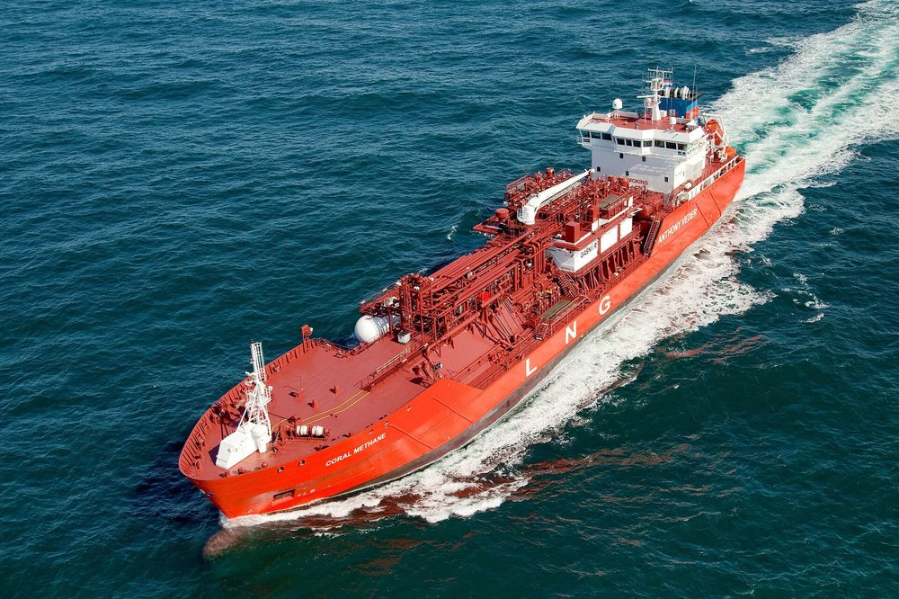7,500 cbm LNG/LEG/LPG & Bunker vessel Coral Methane