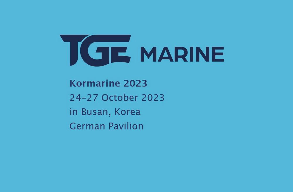 TGE Marine @ Kormarine 2023 in Busan, Korea 24-27 OCTOBER 2023 - German Pavilion