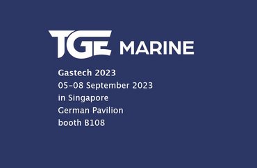 TGE Marine @ Gastech 2023 in Singapore 05-08 SEPTEMBER 2023 - German Pavilion - booth B108