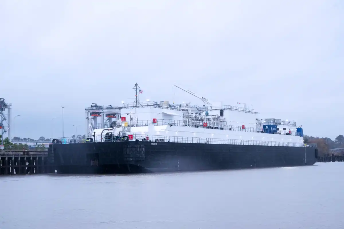 artist impression bunker barge Happy River