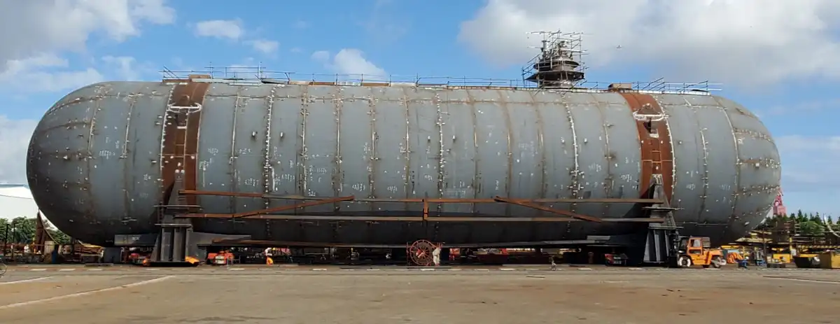 Tank for an LNG carrier with FGS Coral Nordic Tank for an LNG carrier with FGS Coral Nordic