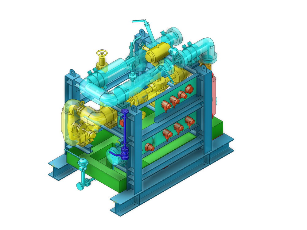 TGE Marine's RECONOMISER Skid artist impression